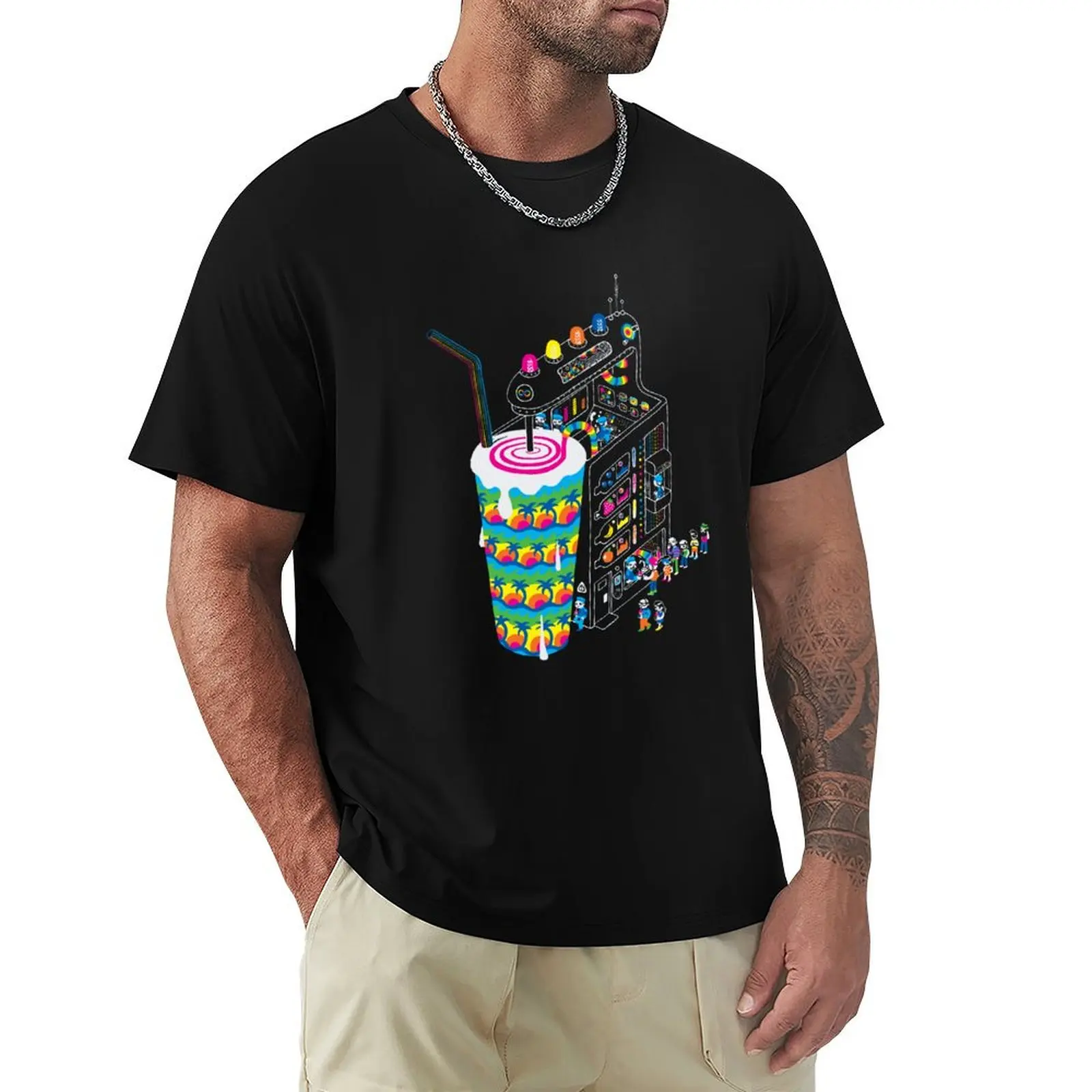 Milkshake T-Shirt Fitness Quick Dry Short Sleeve Top