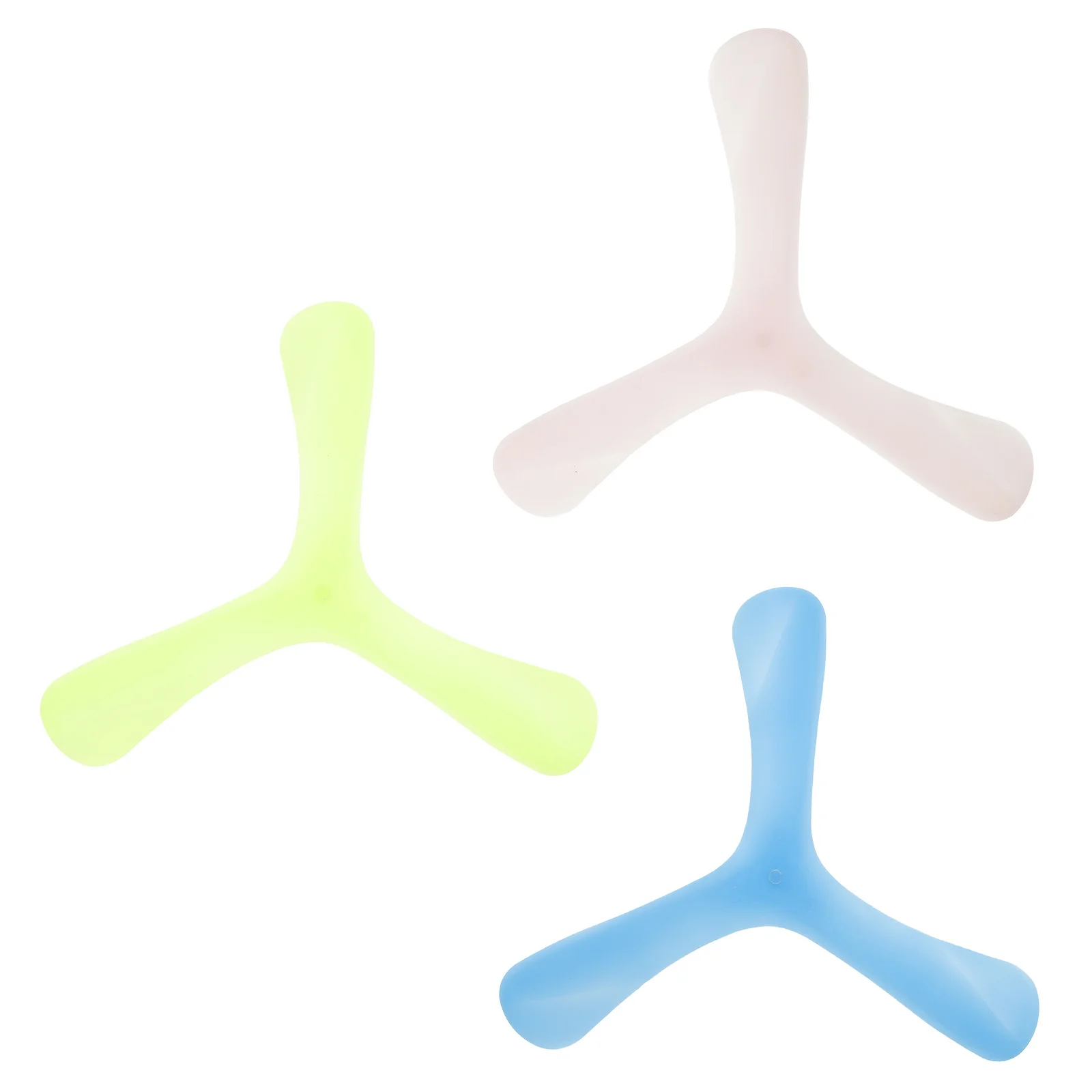3Pcs Luminous Night Boomerang Outdoor Educational Flying Plaything Children Camping Outdoor Game Toy Gift Sports Plaything