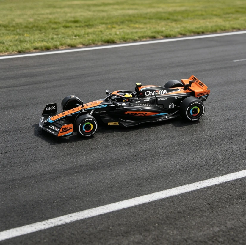 CCA Chaiper 1:43 Racing Model MCL60 Formula F1 Toy Car Collection Ornament，Perfect Birthday Gift for Boyfriend