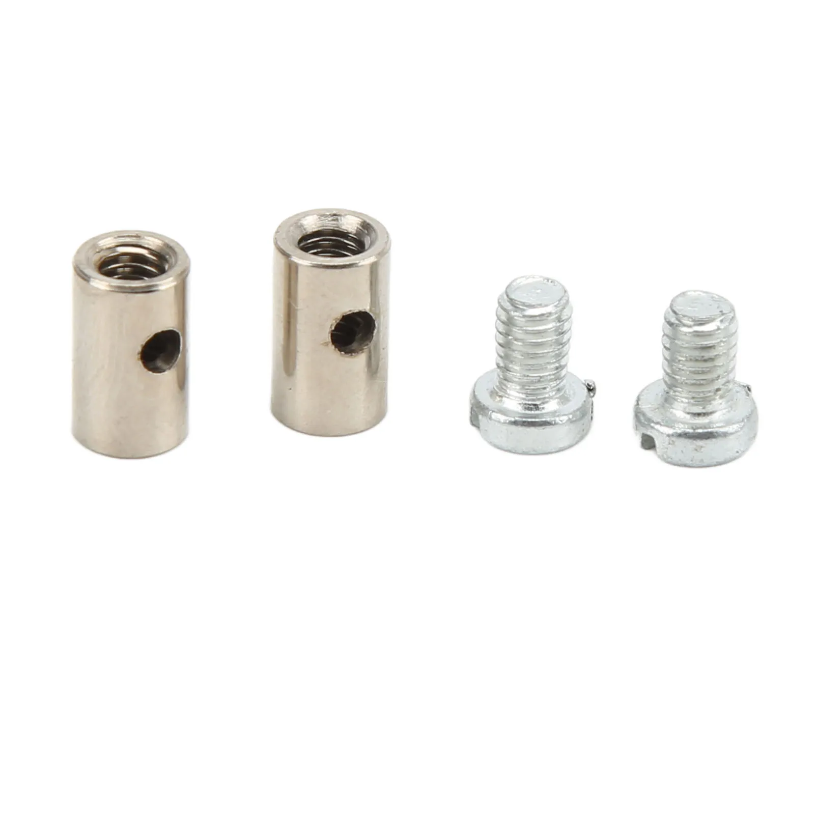 6mm Solderless Bike Nipple Metal Solderless Cable Nipples Rust Proof Easy Connection Sturdy  with Screws for