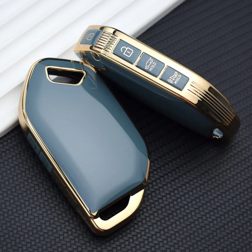 4 6 7 8 pulsanti TPU Smart Remote Key Car Key Case Cover per Kia EV9 Picanto GT Line 2024 accessori Auto