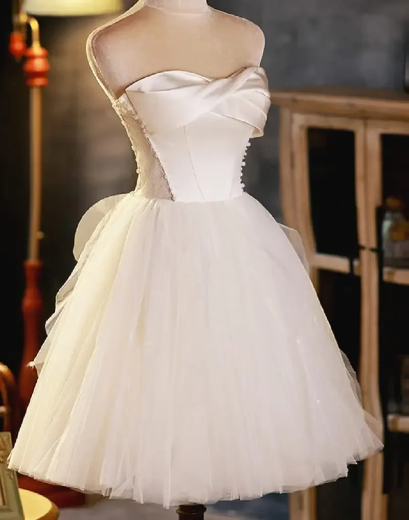 ショート高級イブニングドレス女性フォーマルオケージョンドレス女性のイブニングドレスガウンパーティードレス結婚式用カスタマイズ