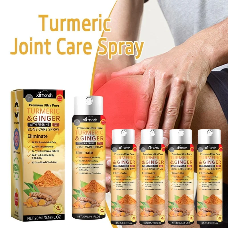 Turmeric - 20/40/60ml Herbal Turmeric Ginger Bone Care