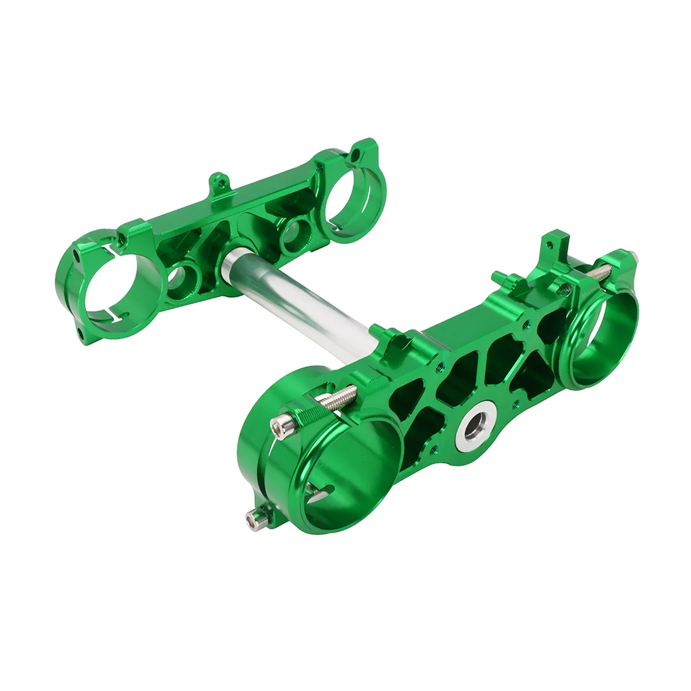 Aluminum KX250F KX450F Upper and Lower Three Tree Clamp Steering Column