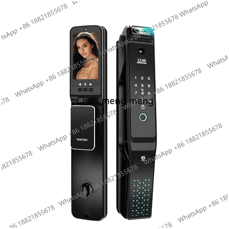 

3D Face Palm Print Recognition Door Lock Smart Fingerprint Keyless Digital Intelligent Lock For Mortise