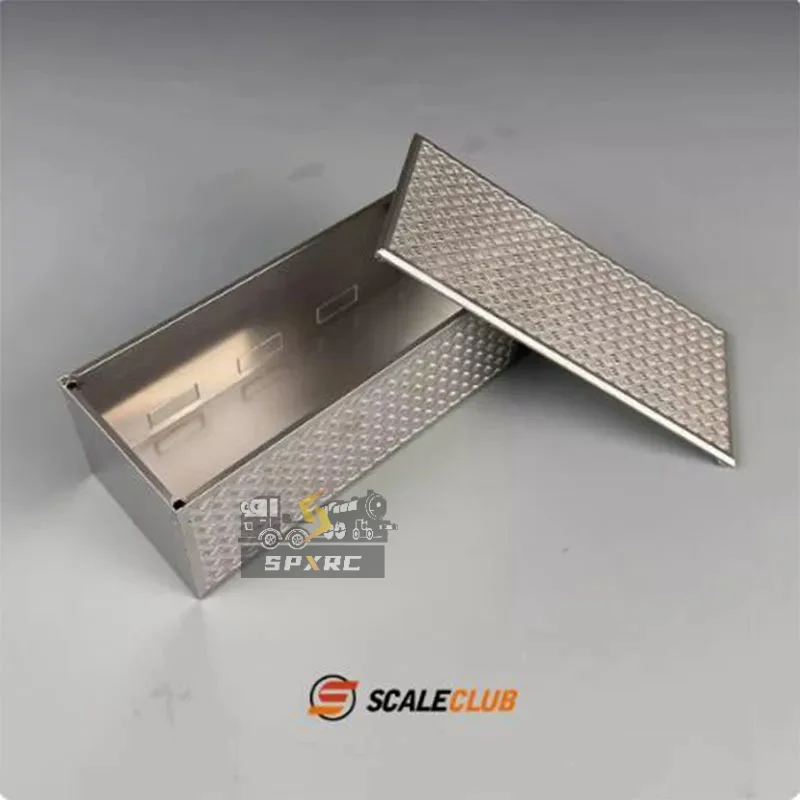 Scaleclub 1/14 Truck Trailer Railboard Car Battery Box Toolbox Ballast Bucket Toolbox LESU truck model