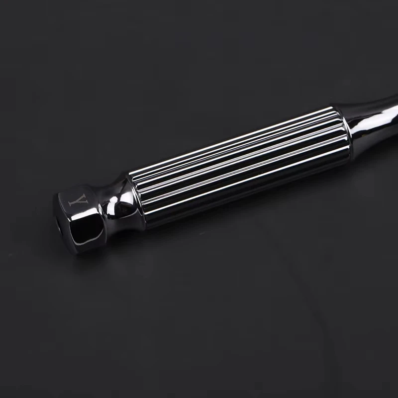 Yaqi Apollo /PILLAR Chrome Color Safety Razor Handle Men Shaving Products Stainless Steel Razor Shank