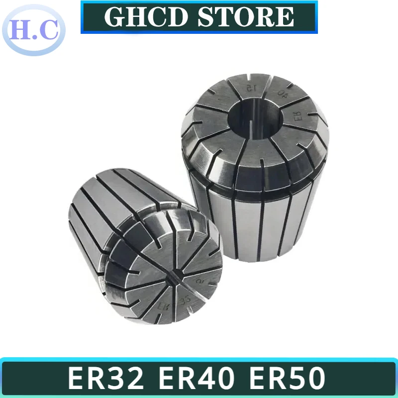 

ER50 ER40 4 6 8 10 12 14 16 18 20mm Spring Collet Set High Precision AA CNC Engraving Machine ER50 Spring Collect Chuck Clamp