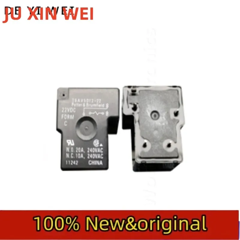 2PCS T9AV5D12-22 22VDC 5PIN 20A Relay