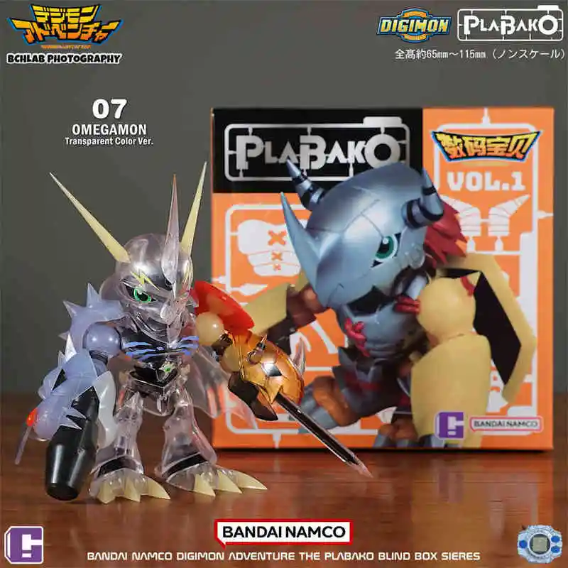 Qmsv Mini Plabako Digimon Adventure caja ciega 2025 nueva figura de acción Digimon War Greymon Angewomon caja ciega juguete para regalo