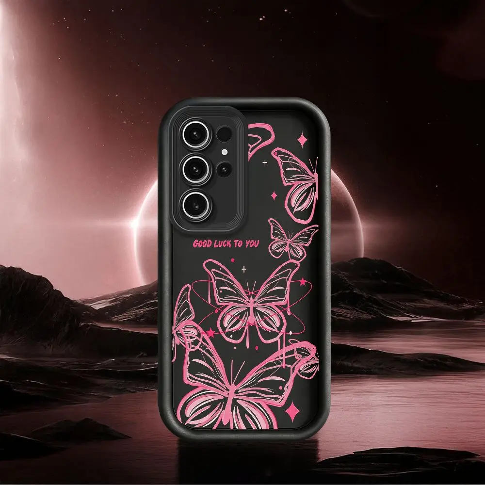 Dream Butterfly Case For Samsung Galaxy S26 Ultra S25 S24 S23 S22 Ultra Plus S21 S20 Note 20 Ultra S21FE S23 EF S24 FE Cover