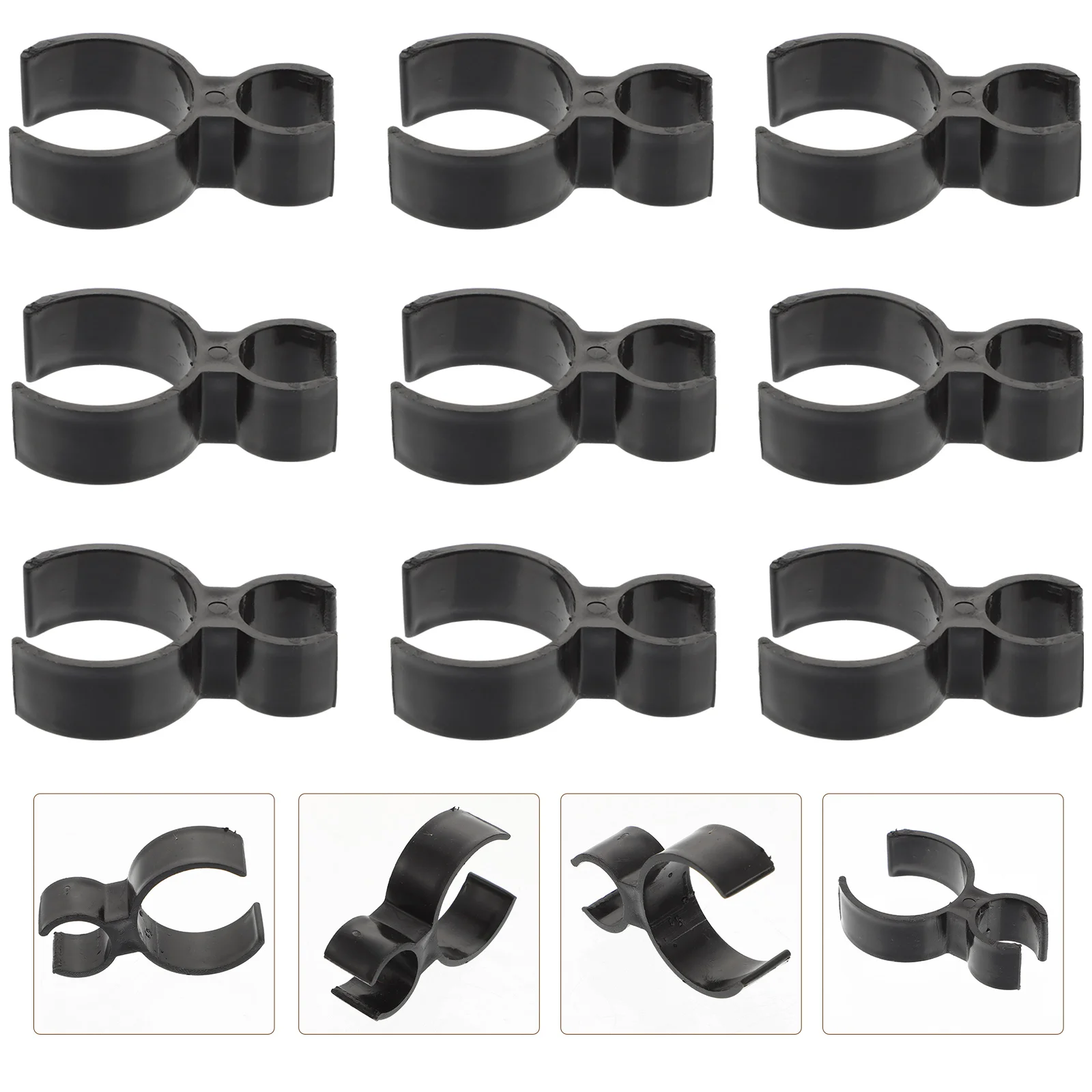 24 Pcs Bottle Holder Clip Stick Window Clips Supplies Plastic Support Party Service Child Tumblers