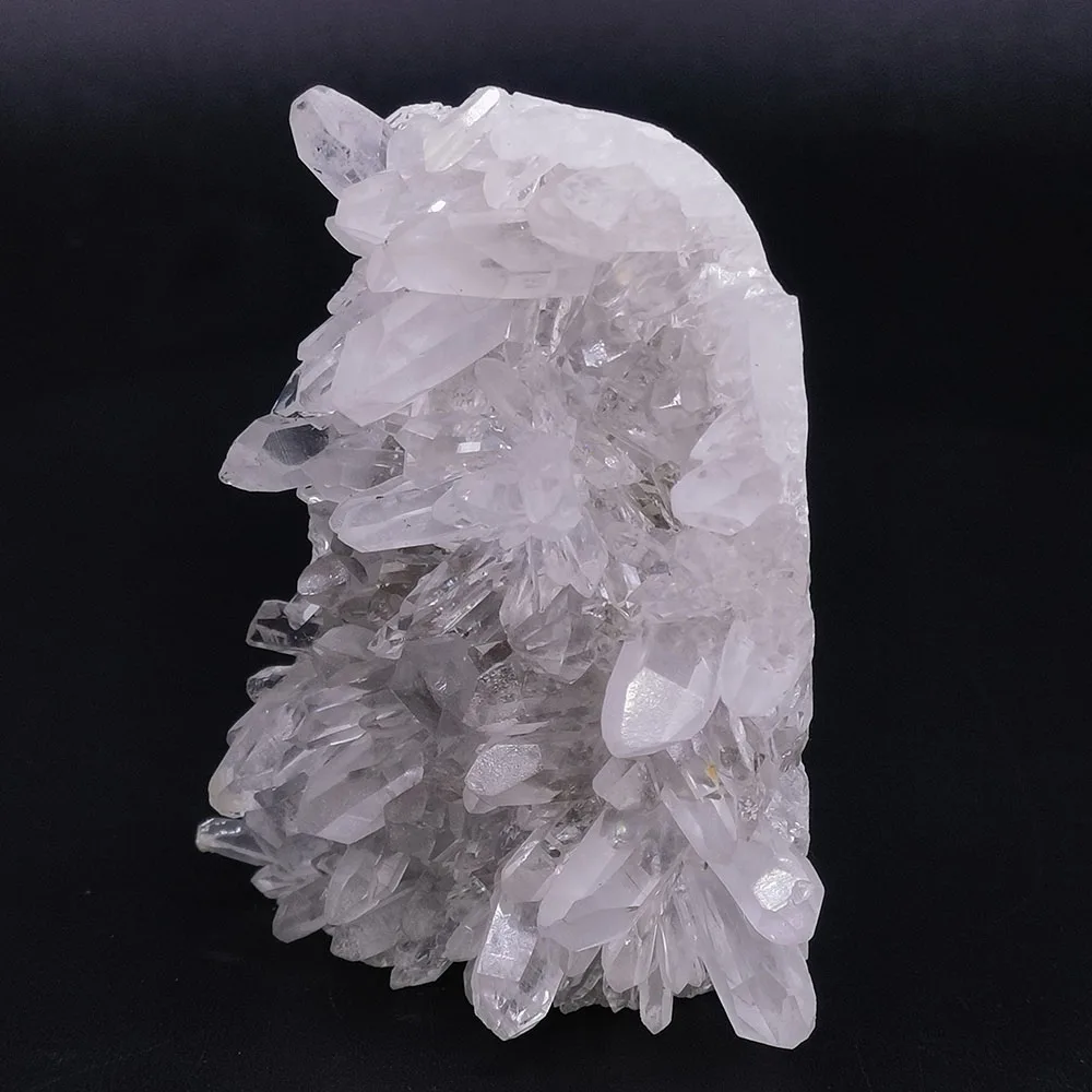 Hand-Carved Squirrel Hedgehog Unicorn Figurines Sculpture Natural Clear Quartz Crystal Cluster Stone Mineral Specimen Decor