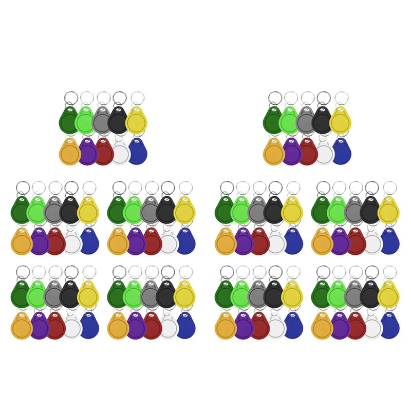 【Must-Haves】500 pezzi UID 13,56 Mhz Blocco 0 settore scrivibile IC Card Clone modificabile Smart Keyfobs Tag chiave 1K S50 RFID Access Contr