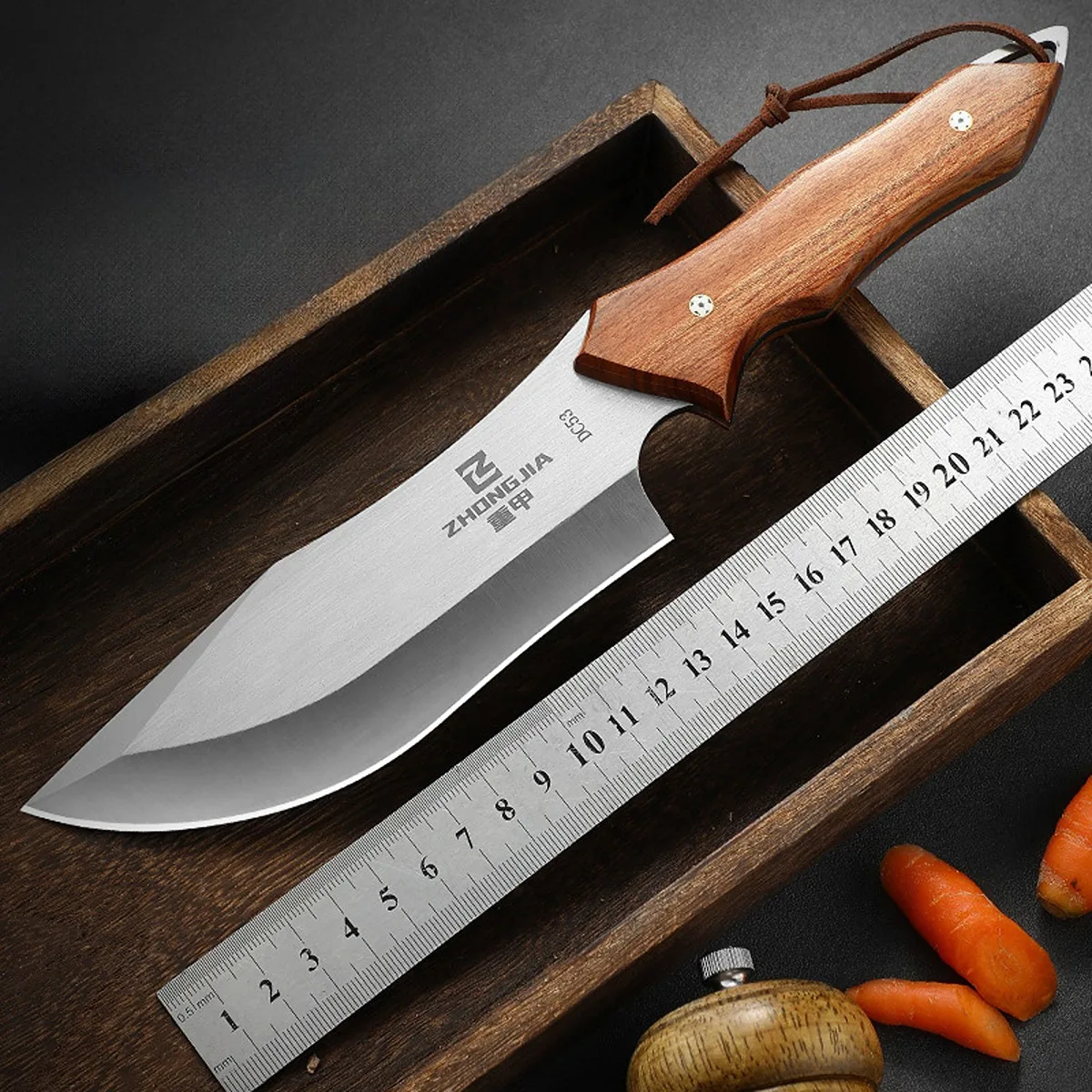 Handmade Forged Kitchen Knife Meat Cleaver Butcher Knife Stainless Steel Boning Chef Knives Meat Vegetable Slicing Chopper