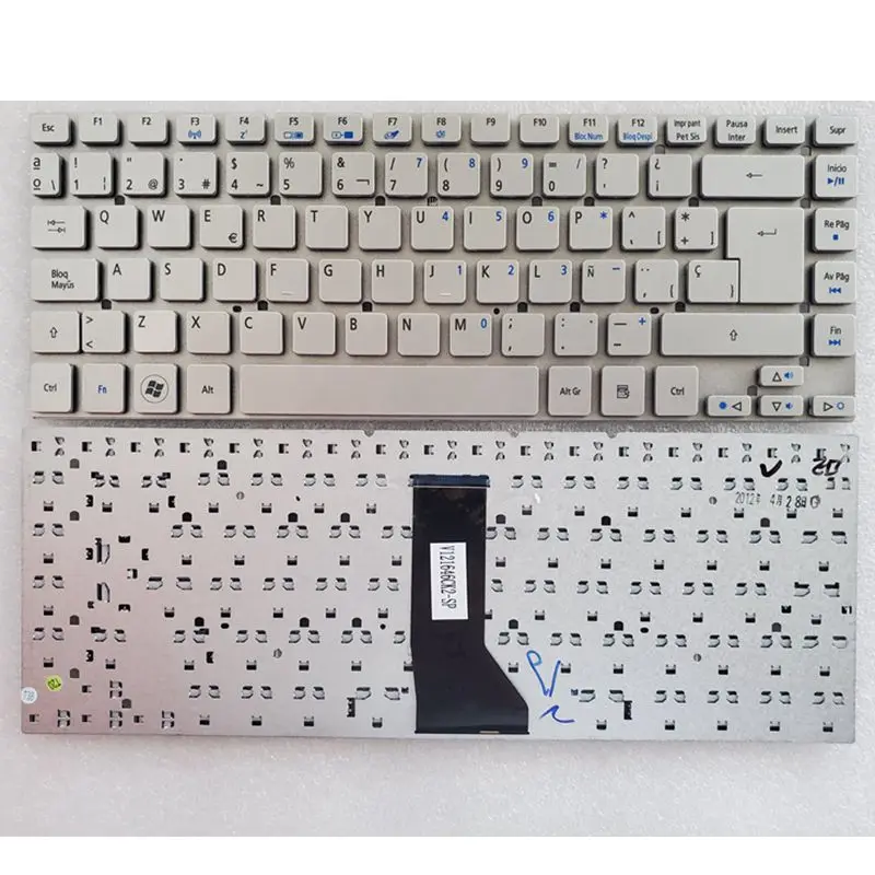 BR/US/Spanish/Russian Keyboard For Acer MS2343 Z8C EC E1-472G E1-410 P246-M P246-MG P245 P446 ZQN For GATEWAY NV47 NV47H MS2317