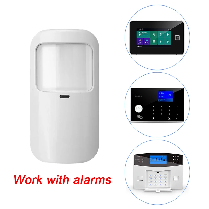 Wireless 433MHz Infrared Sensor Human Motion Detector For Smart Home Security Alarm System Home Anti-theft Equipment