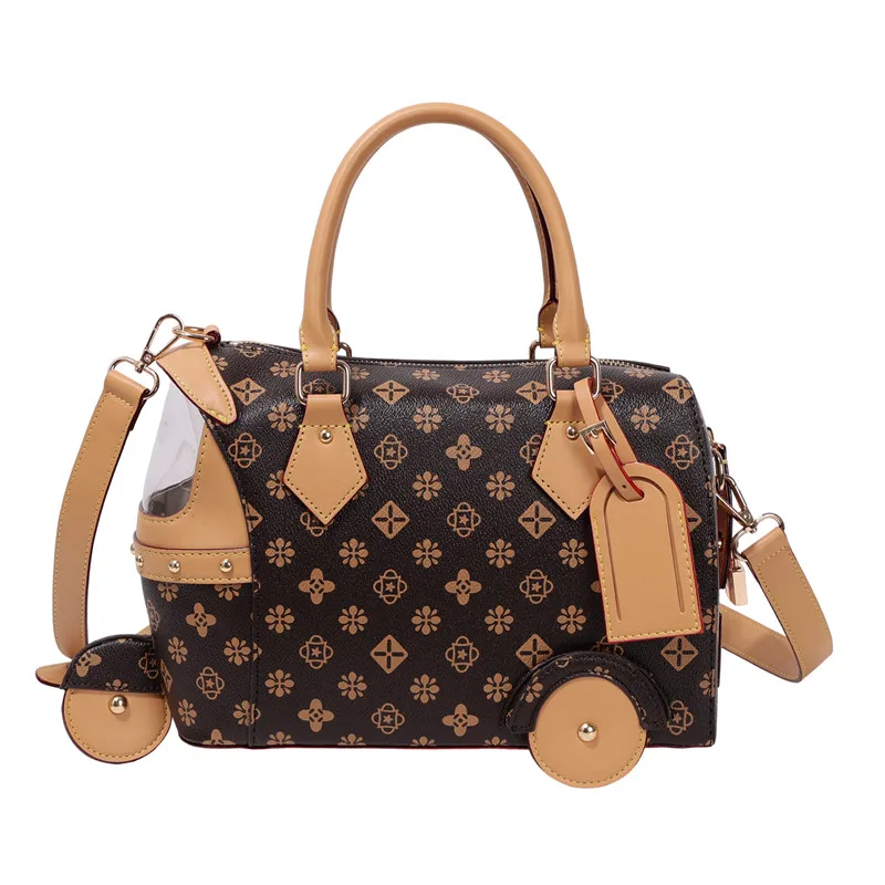 

High Quality Women PU Leather Handbags Shoulder Bag Casual Female Crossbody Bags for Women Fashion Tricycle Shape Messenger Bag