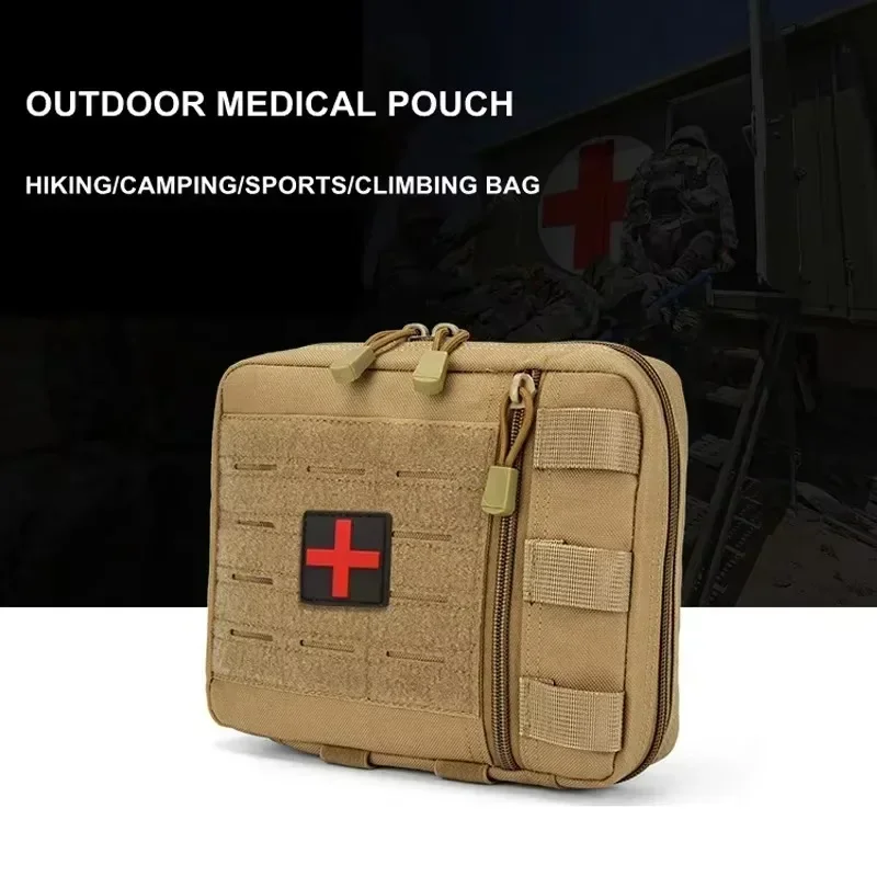 

Tactical MOLLE Pouch for Medical EDC Utility,Durable 1000D Nylon Attachment Bags for Hiking Gear and Belt Accessories