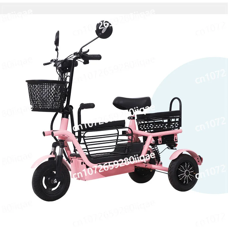New energy the elderly lady pick up parent-child transport lightweight small household battery car electric tricycle