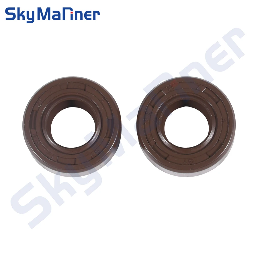 

93101-10M25 Oil Seal 10.8*21*7MM 2 Pcs For Yamaha Outboard MOTOR 2T 4T 4HP 5HP Seapro Parsun F4-04060004 Cranshaft Seal S-TYPE