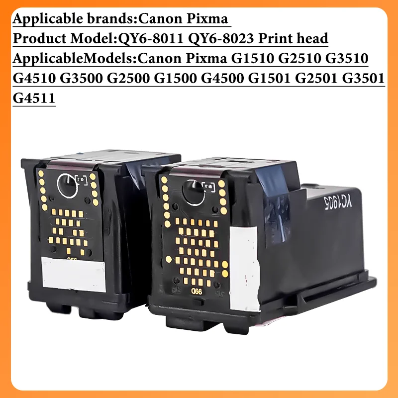 2PC/1-2 SET QY6-8011 QY6-8023 Print Head For Canon Pixma G1510 G2510 G3510 G4510 G3500 G2500 G1500 G4500 G1501 G2501 G3501 G4511