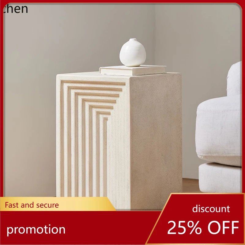 

HT modern minimalist sofa living room square coffee table side table