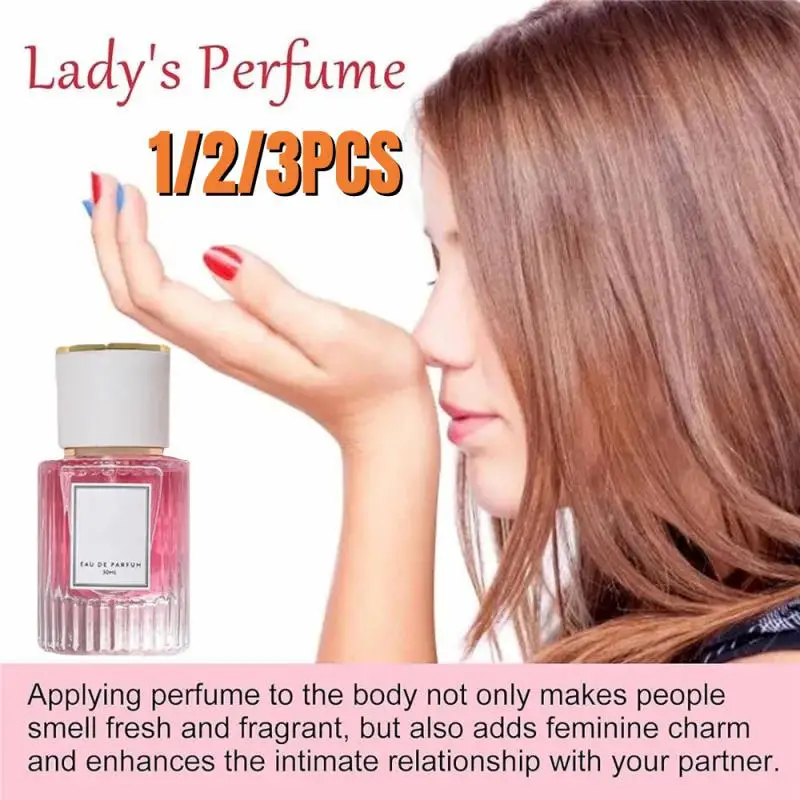 1/2/3PCS 30ml Women's Fragrance Essential Oil Pheromones Perfumes Long Lasting Fragrance Spray Scent Perfume Flirting Perfume