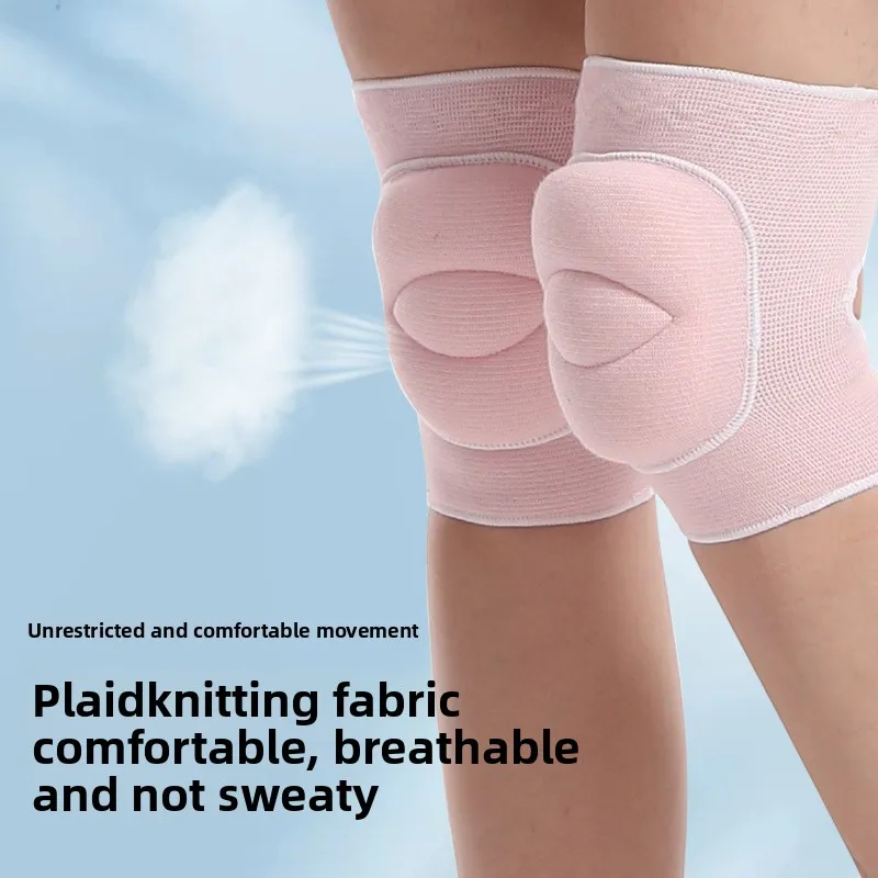 Sponge sports knee pads, thickened knee professional protective sleeves for yoga kneeling women