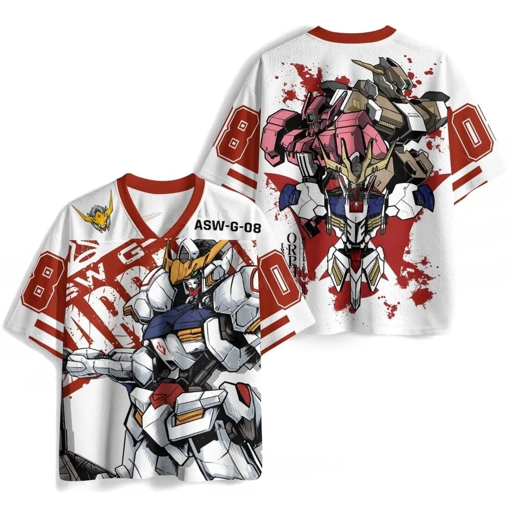 

Лето 2026: Гандам Бабатос и Флорос № Футболка для взрослых с 3D-принтом в бейсбольном стиле, дышащая, быстросохнущая, для родителей, размер 80