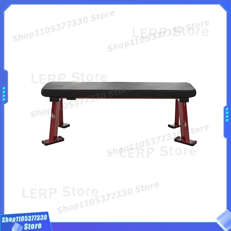 Heavy Duty Steel Flat Weight Bench Portable Foldable Gym Equipment Adjustable Leg Holders Durable Multifunctional Fitness