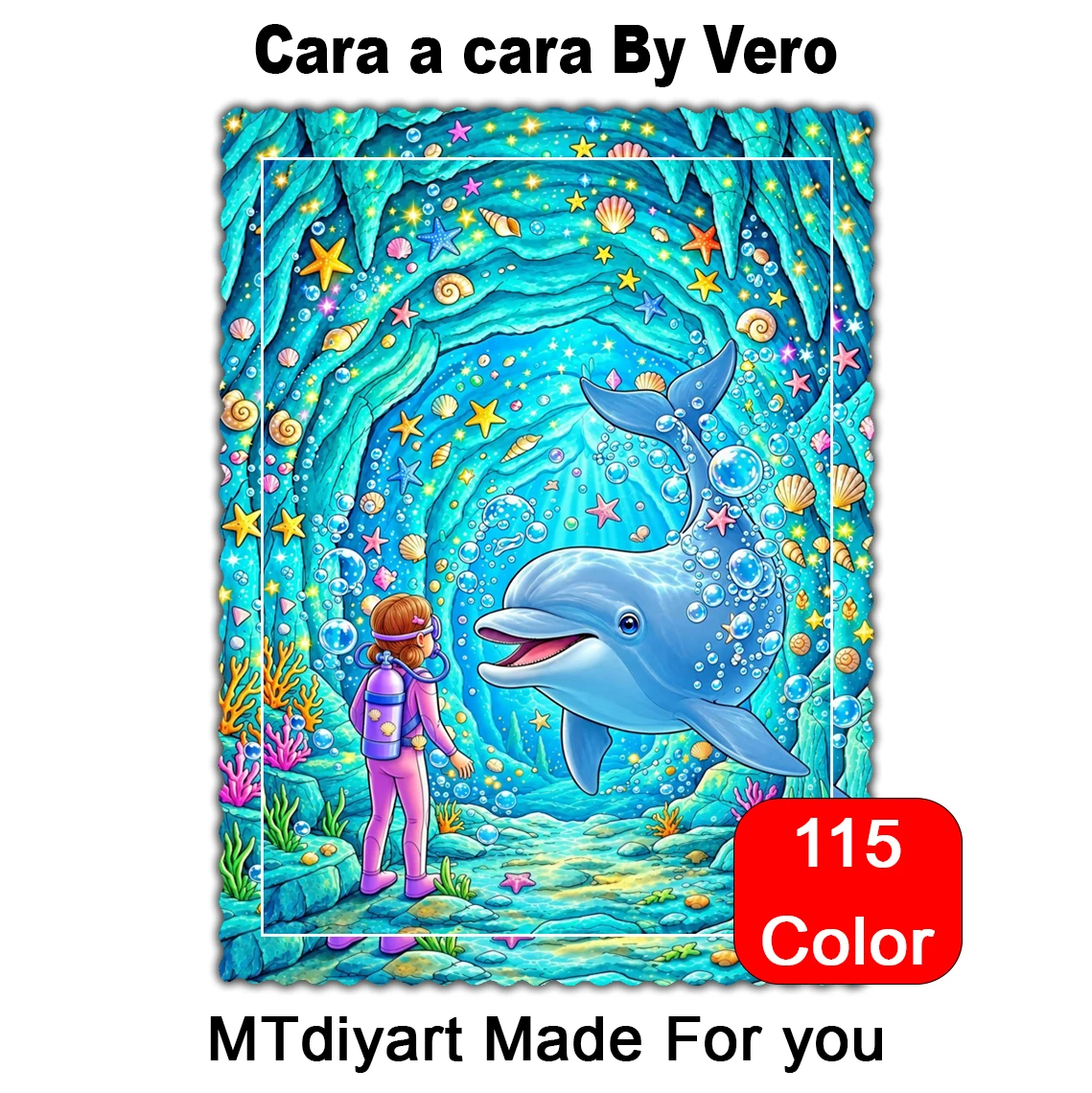 Cara a cara By Vero 115 Colors 50x70 70x100 Diamond Painting