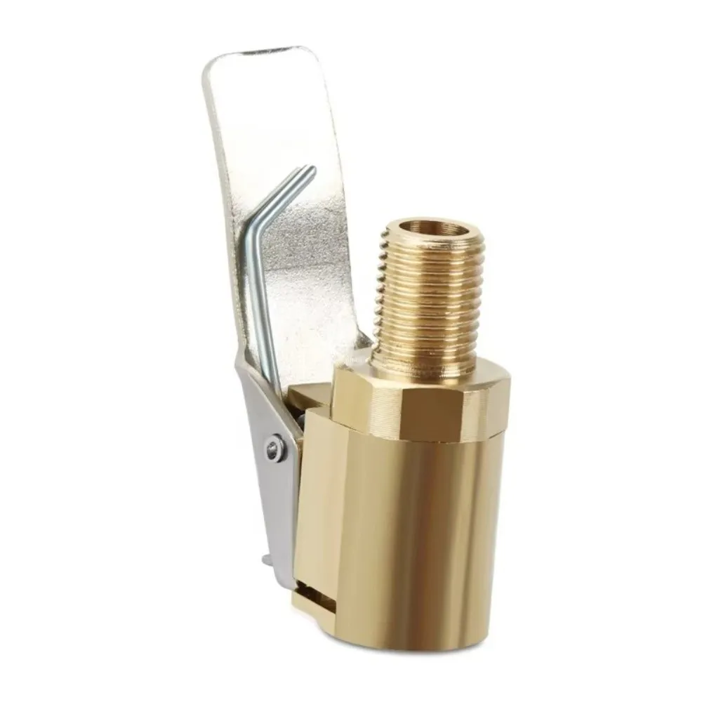 8mm Size Tire Air Chuck Clip Clamp Connector Automotive Grade Locking Tire Chuck Universal Fit Quick Inflation Chuck