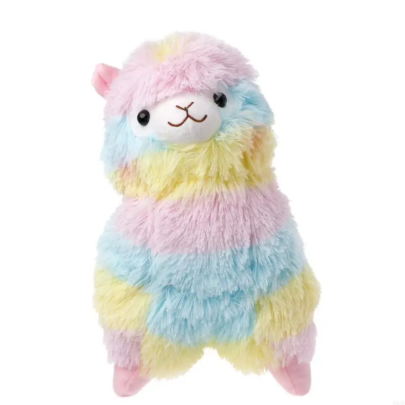 

95ae Rainbow Alpaca Plush Toy Lam