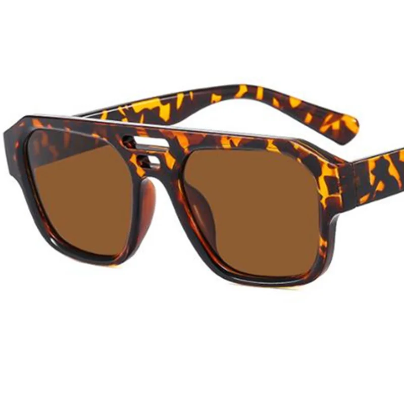 Fashion Sunglasses Unisex Personality Beam Sun Glasses Anti-UV Spectacles Retro Eyeglasses Oversize Frame Sunscreen Google