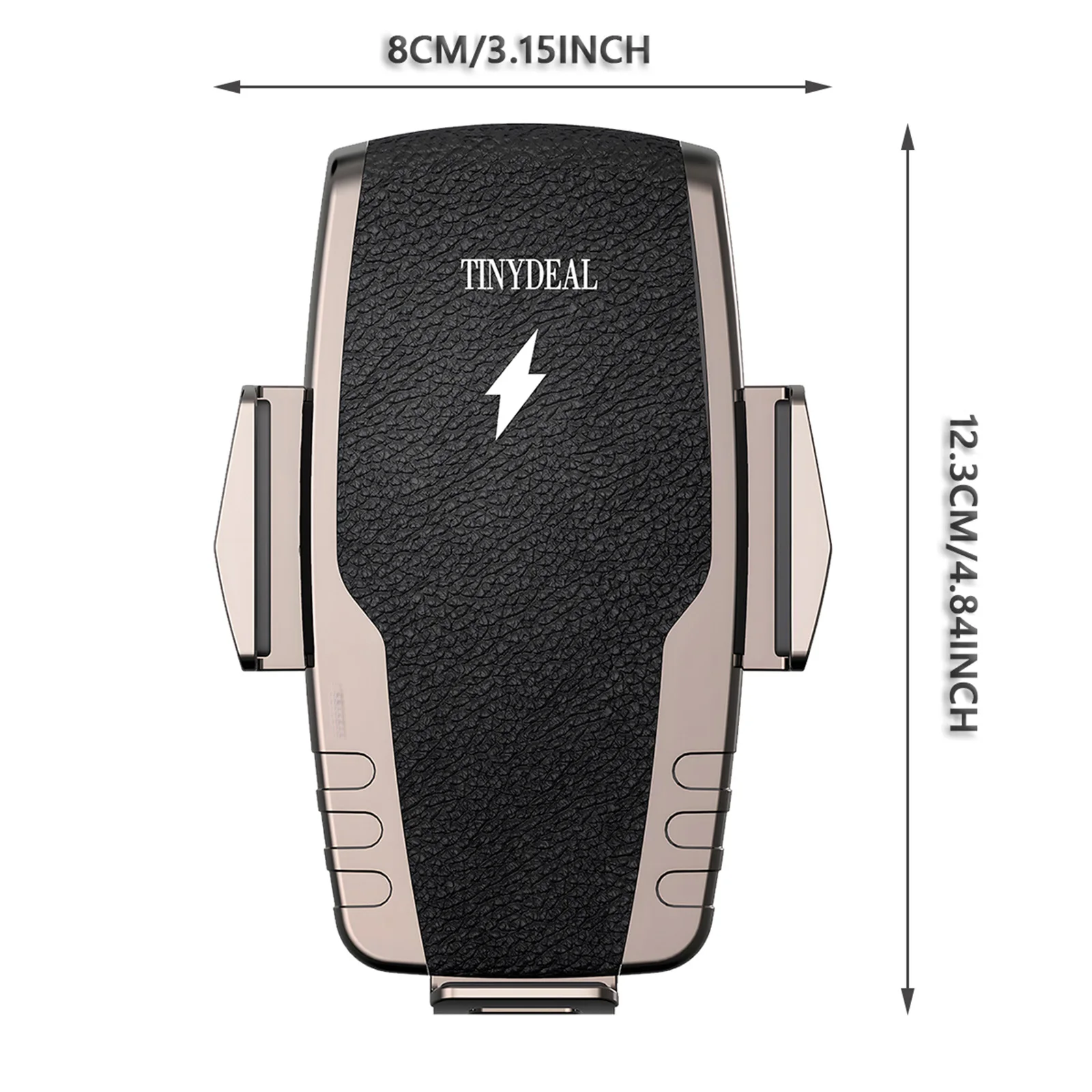 Cargador inalámbrico para coche, soporte de teléfono de inducción infrarroja para iPhone 14, 13, 12, Xiaomi, Samsung, estación de carga rápida