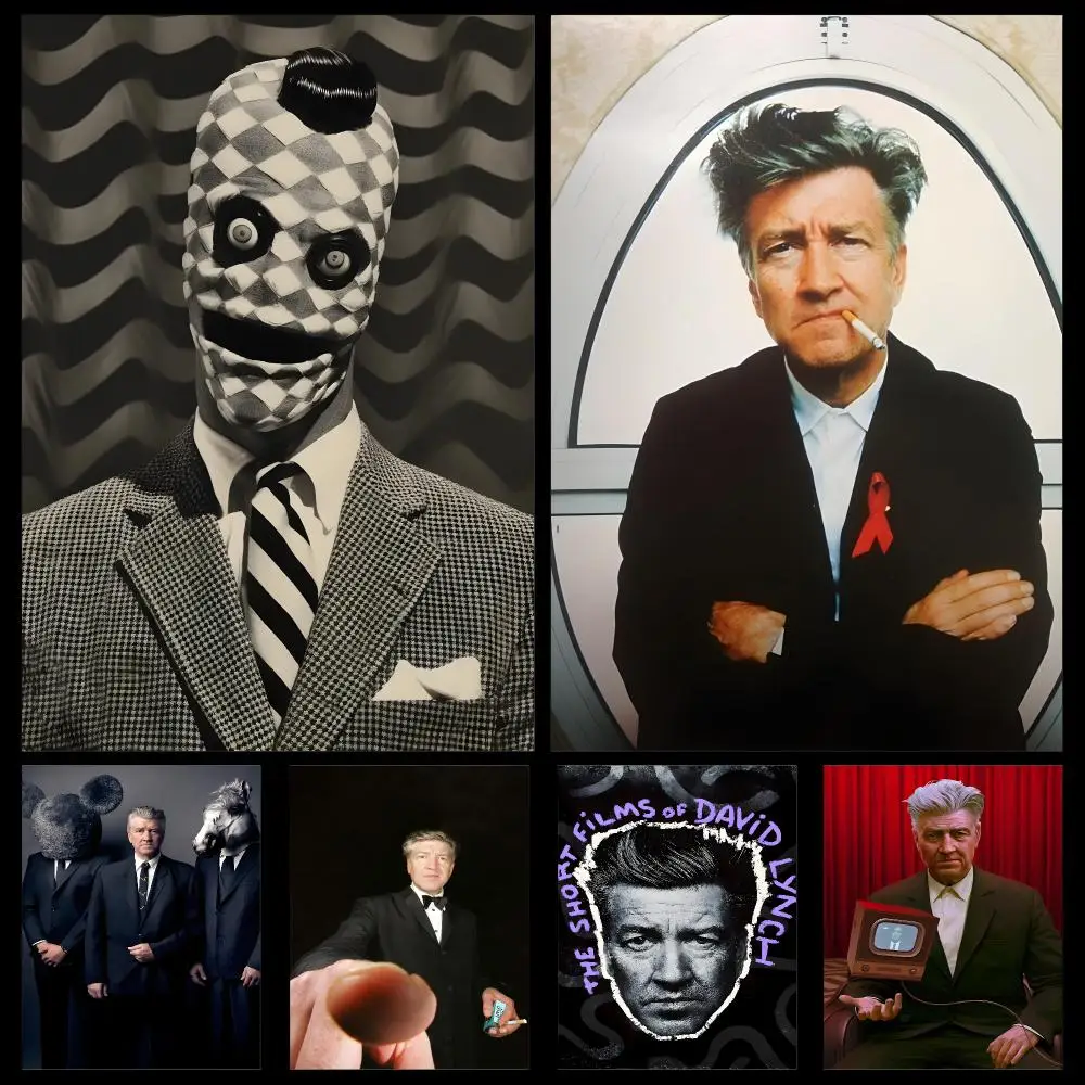Director David Lynch Surreal Cinema Poster PP Self Adhesive Decorative HD for Garage Gaming Room Living Room Gift