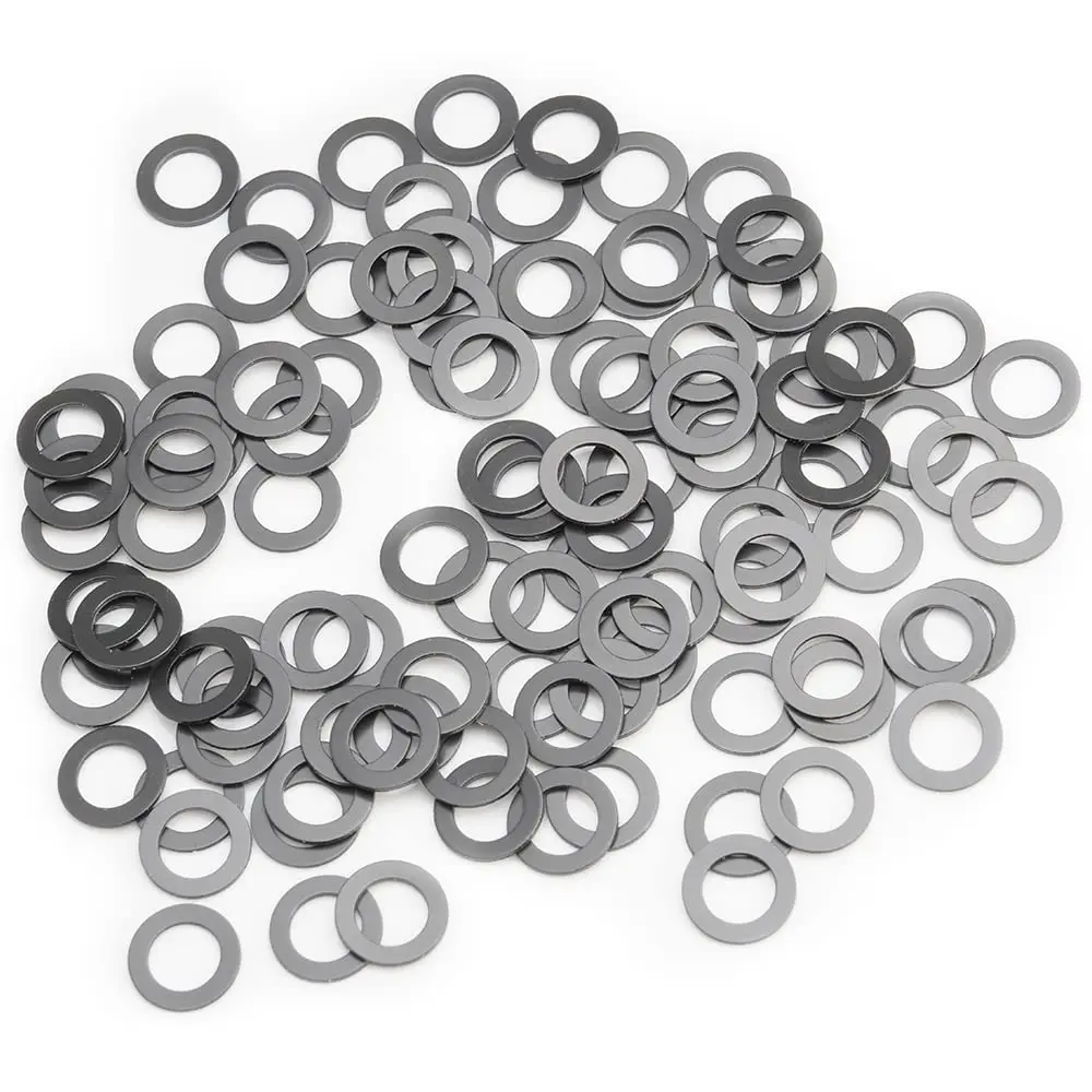 Model 1985 PTFE Nylon Washers, 5x8x0.5mm (Set of 100Pcs) use with Ball Bearing Spacers for Traxxas RC Vehicles