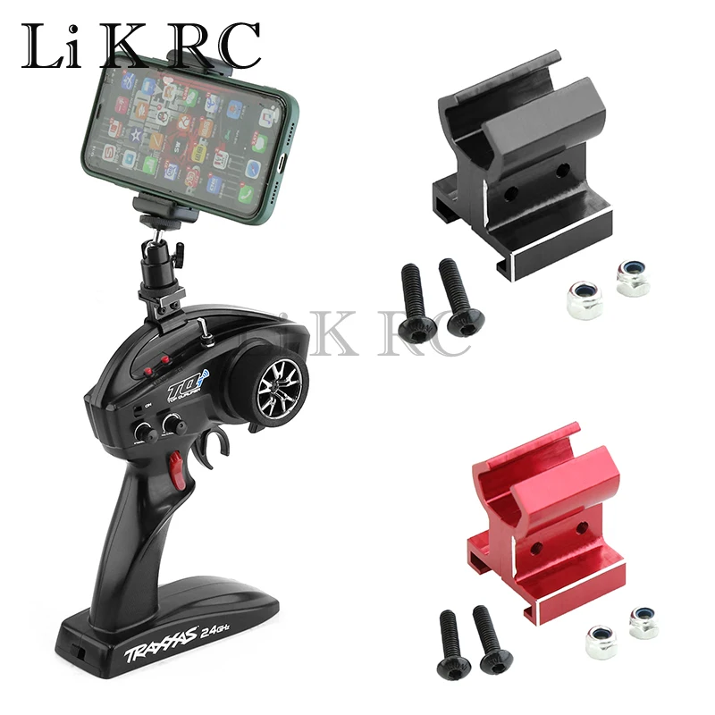 

Metal Transmitter Phone Holder for TRX4 TRX6 E-Revo Slash RUSTLER T-Maxx E-Maxx RC Car Upgrade Parts