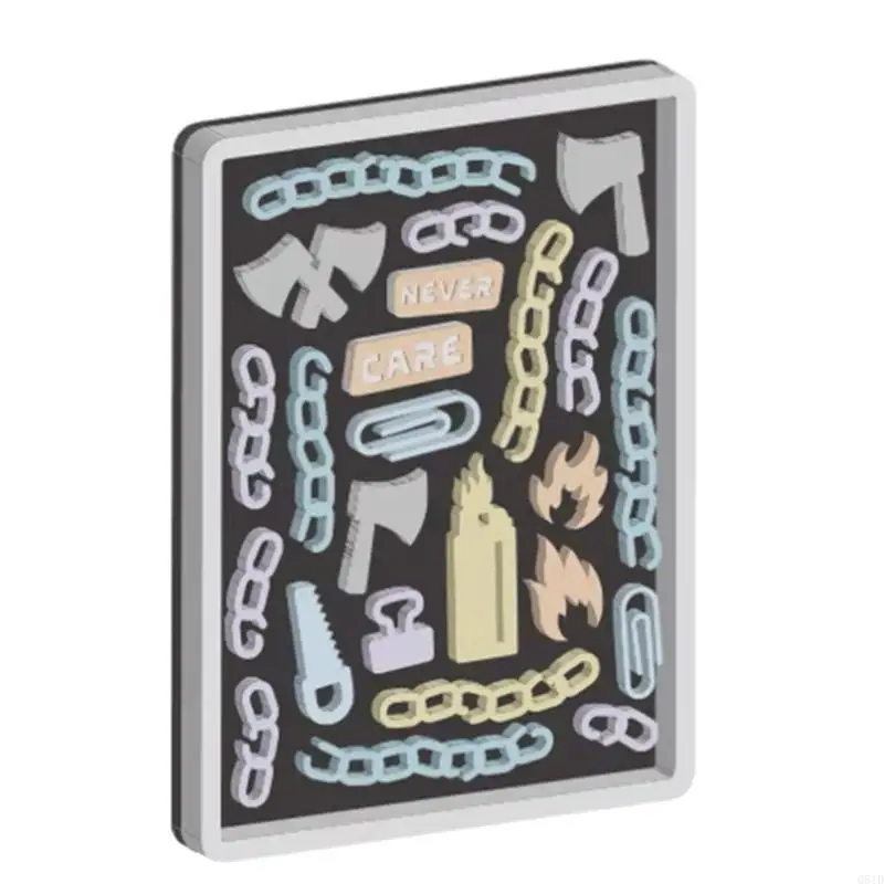 قالب من السيليكون لتزيين إطار الصورة الرمال المتحركة لإكسسوارات الحرف اليدوية #4