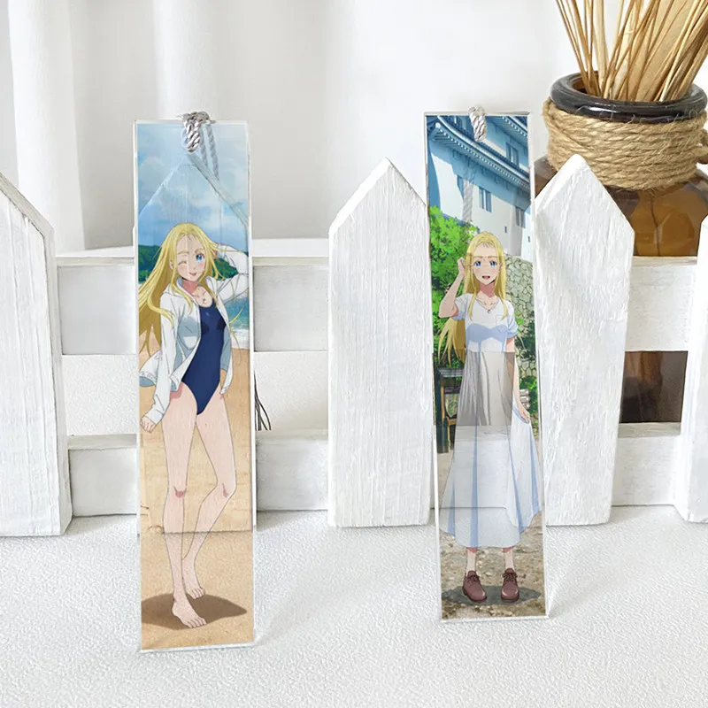 Anime Summer Time Rendering Transparent Bookmark Creative Bookmarks 3412 Stationery Accessories Figure