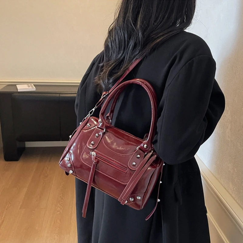 Herbst-Winter Neuankömmling Damen-Kissen-Umhängetasche Einzigartiges Personalisiertes Design Minimalistisch Strukturierte Lässige Einzel-Schultertasche – Detail 5