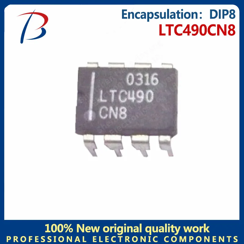 1PCS LTC490CN8 package DIP8 interface driver transceiver