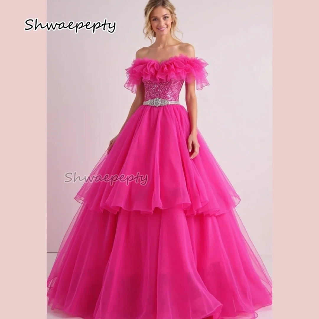 Fuchsia Prom Dress … - image