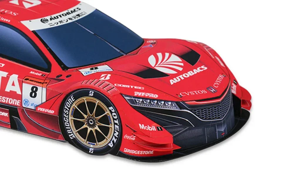 WRC 2019 NSX-GT 1:24 نموذج ورقي للسيارة، Dakar World Rally Racing Origami Art، صناعة يدوية ثلاثية الأبعاد Papercraft DIY Craft ZX-118