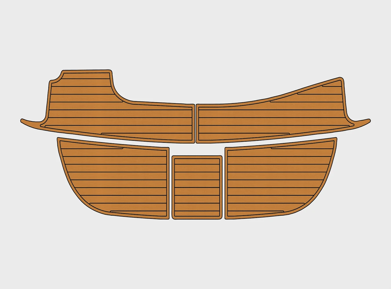 

1997-1999 Sea Ray 330 Sundancer 1/4 дюйма, 6 мм, пена EVA, нескользящий ПВХ, настил из тикового дерева, морской коврик,...ek, водный ковер, морской пол