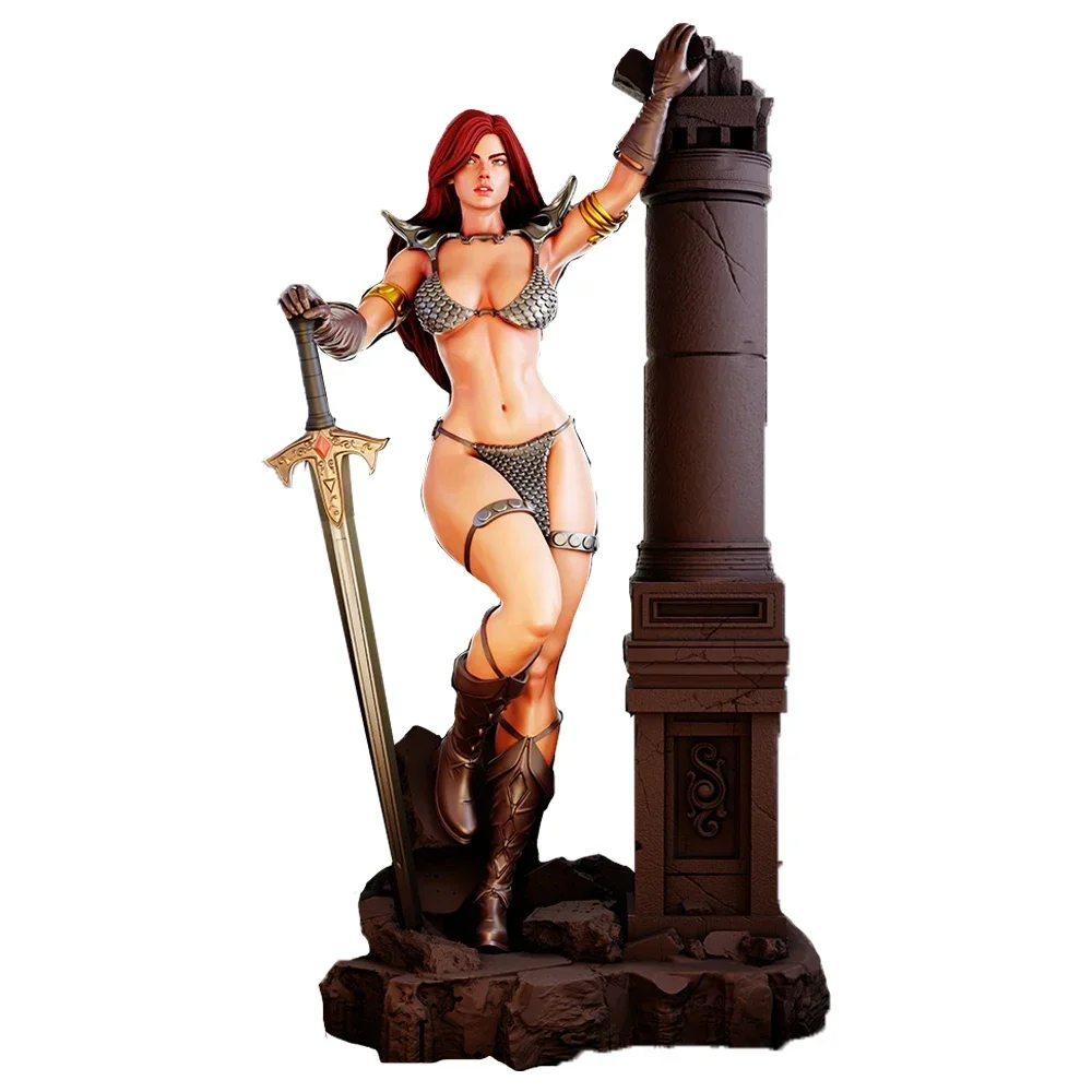 Red Sonja 1:24 Miniature Resin Plastic Model Kit Unpainted Resin Model Kit A1934