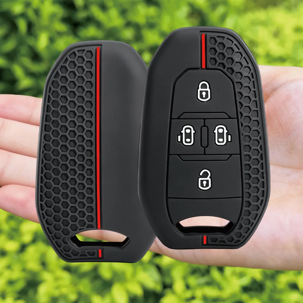 For Peugeot Expert Traveller For Citroen Spacetourer Jumpy Dispatch silicone car key fob cover