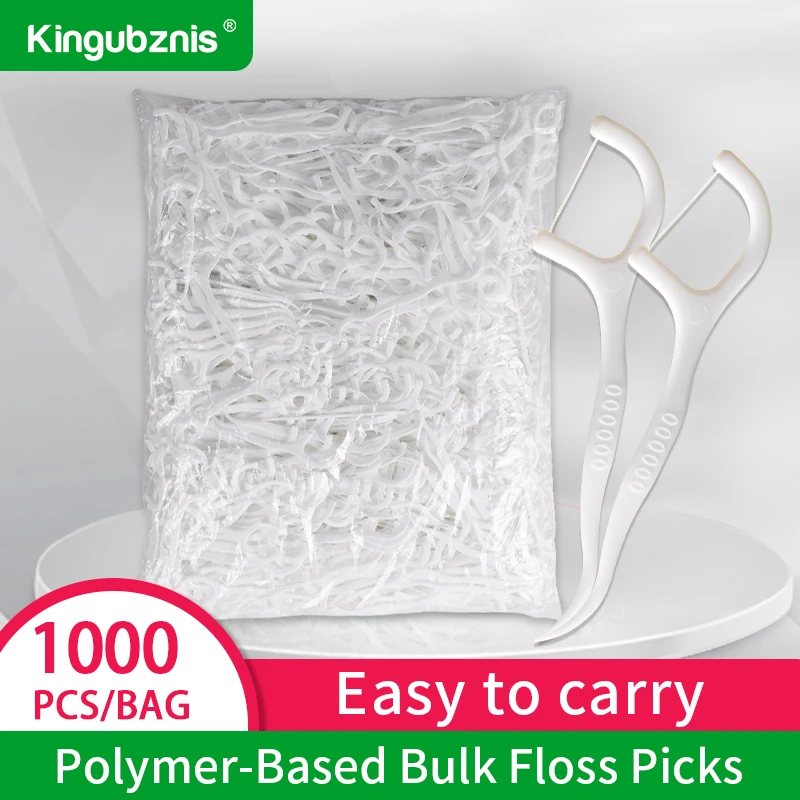 1000 pcs independent dental floss sticks with threads for cleaning interdental oral hygiene tools for home use travel use