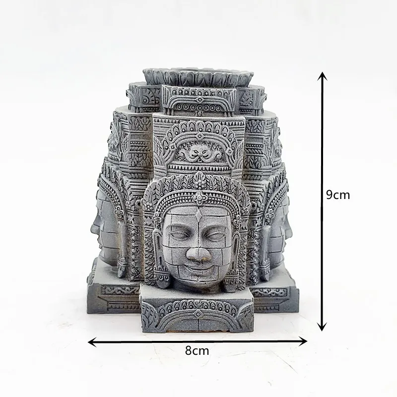 Silicone mold Southeast Asian Buddha vase plant resin plaster DIY making vase cactus silicone mold home decoration tool